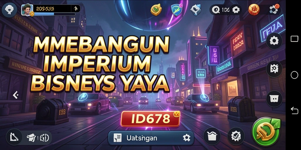 Tampilan gameplay <strong>ID678</strong> menampilkan pengelolaan bisnis yang menyenangkan.