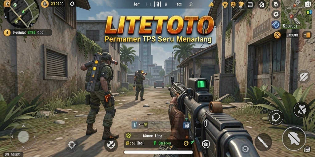 Screenshot gameplay LITETOTO yang penuh aksi dan seru.