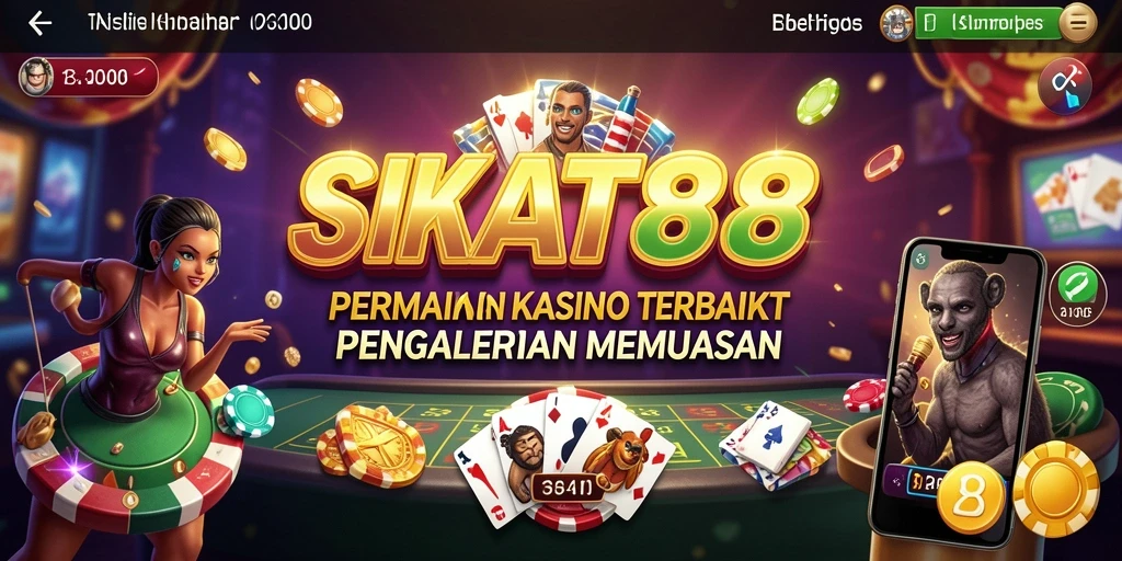 Screenshot SIKAT88 menampilkan gameplay seru dalam permainan Kasino.