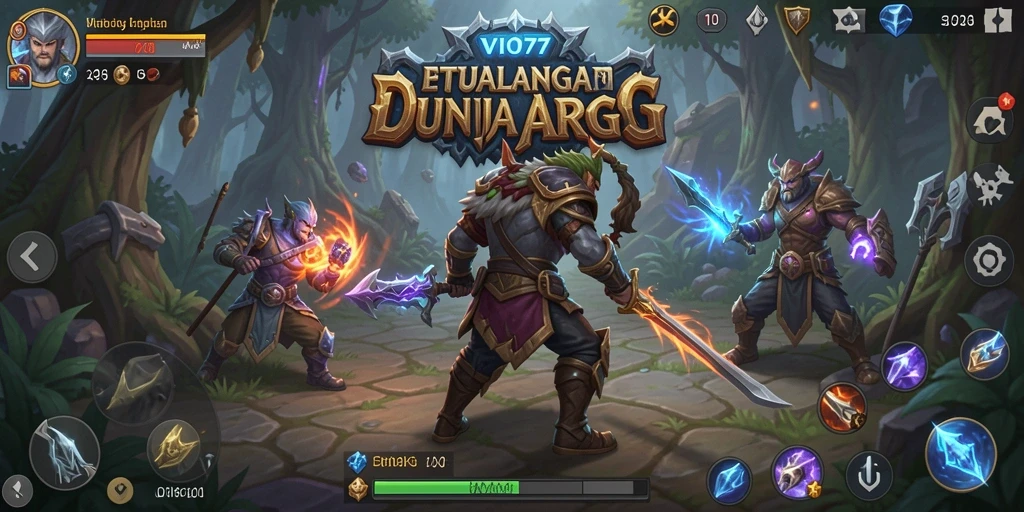 Gameplay menarik dengan grafis epik dalam petualangan ARPG.