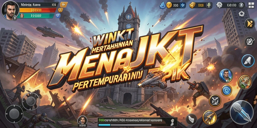 Gameplay menegangkan dalam Tower Defense WINJKT.